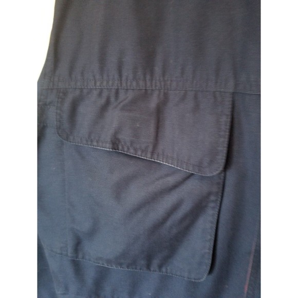 Vintage Eddie Bauer Wool Lined mountain parka jacket L Full Zip Snap Button Coat - Picture 5 of 8